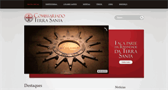 Desktop Screenshot of comissariadoterrasanta.com.br